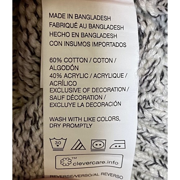 Izod Sweater Mens  1/4 Grey Button Pullover Casual Knit Size XL - NWT - Picture 5 of 7